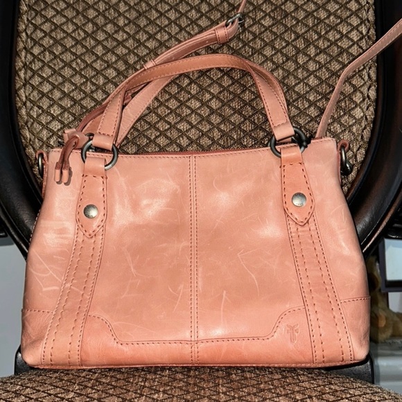 ‼️NWT!Mellisa Distressed Frye Bag in Apricot - Picture 8 of 14
